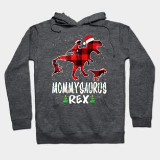 Mommy T Rex Matching Family Christmas Dinosaur Shirt Hoodie